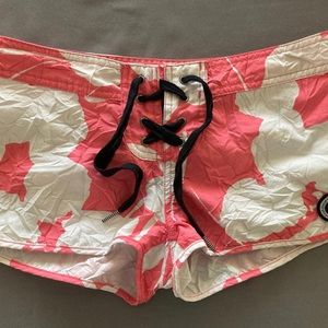 Roxy Y2K Pink Floral Board Shorts